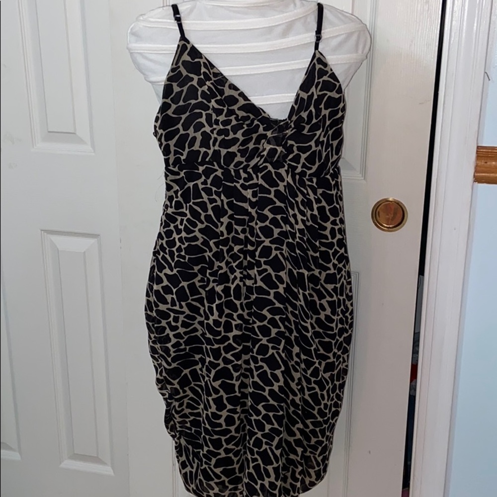 Cheetah print dress